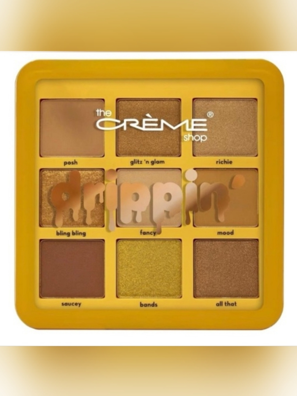 The Crème Shop “Drippin’" 9 Colors Eyeshadow Palette 💛